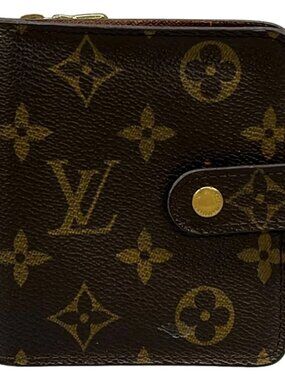 LOUIS VUITTON Compact Zipper Wallet M61667 Monogram SD1003 Bifold Wallet